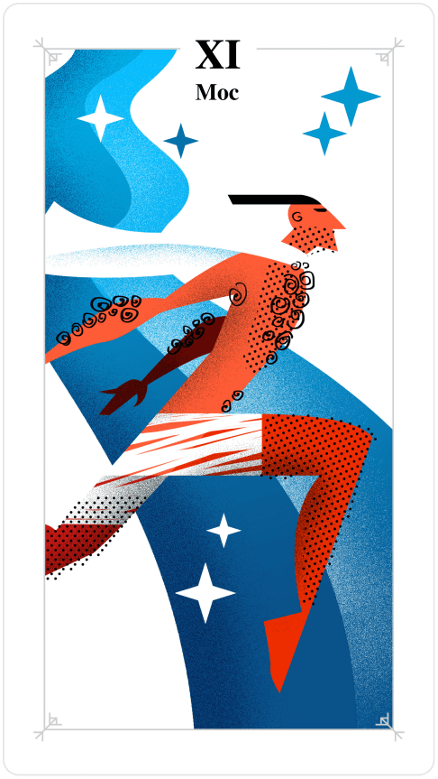 Tarot tygodniowy. Karta Moc mówi: Podejmiesz wyzwanie!